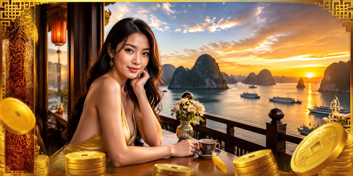 Người dùng Việt Nam nhâm nhi cà phê buổi sáng và theo dõi khuyến mãi cá cược trực tuyến tại Hạ Long